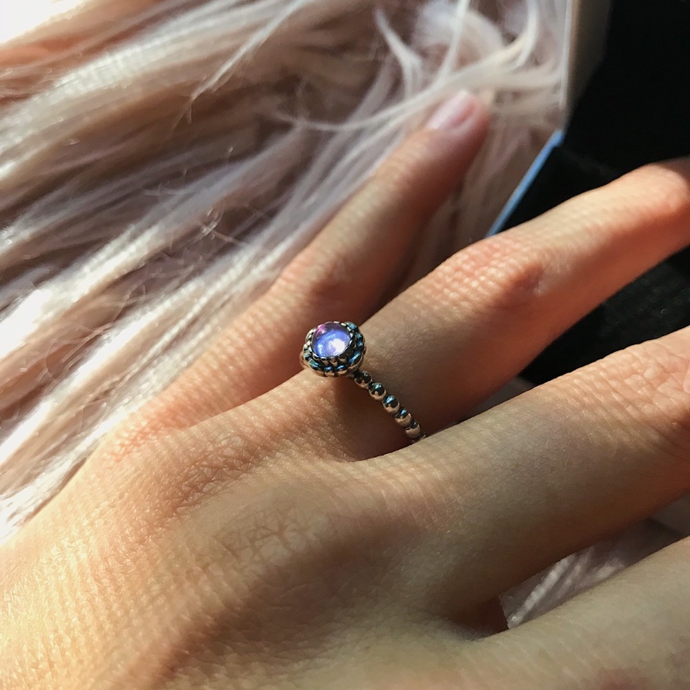 Pandora • Amethyst/February Birthstone Ring